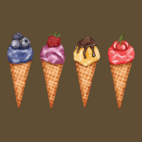 Assorted Ice Cream Cones T  Shirt Assorted Ice Cream Cones Set   Blueb Seamless Cap | Artistshot