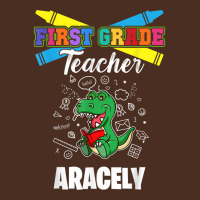 First Grade Teacher   Aracely   First Name Personalized T Shirt Yupoong Trucker Cap | Artistshot