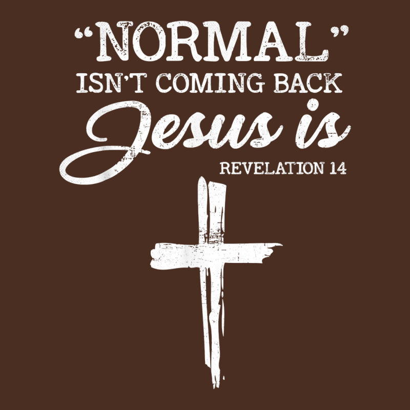 Normal Isn't Coming Back But Jesus Is Revelation 14 Costume T Shirt Yupoong Trucker Cap by renelonganecker | Artistshot