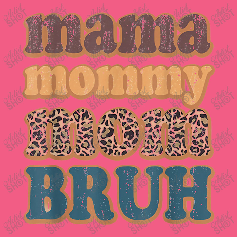 Mama Mommy Mom Bruh Vintage Leopard Boys Girls Kids Foam Snapback Hat | Artistshot