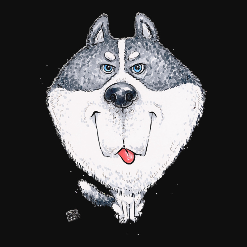 Husky T  Shirt Siberian Husky Dog T  Shirt Foam Snapback hat by skeletonpeony | Artistshot