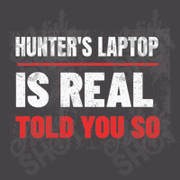 Hunter's Laptop Is Real, Anti Joe Biden Authentic Laptop 5 Panel Snapback Cap | Artistshot