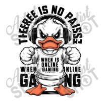 Gamer Duck Wearing Headhone Raglan Crop Top | Artistshot