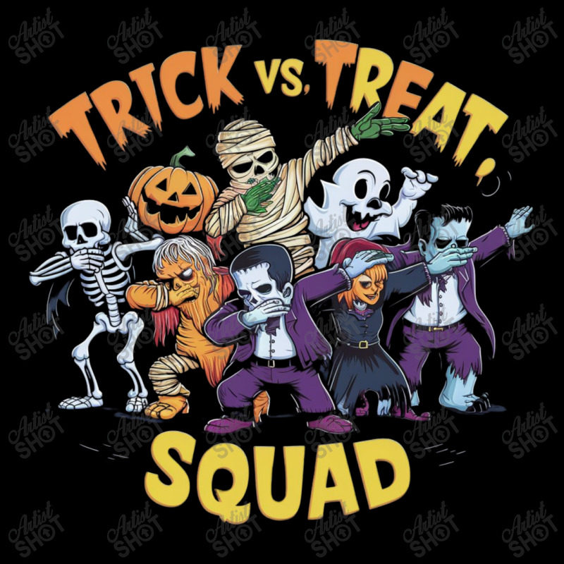 Trick Vs Treat, Squad Adjustable Cap by Donna Schennum | Artistshot