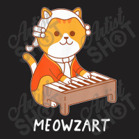 Meowzart Cat Classical Music Piano Funny T-shirt | Artistshot