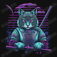 Cat Samurai Art Round Patch | Artistshot