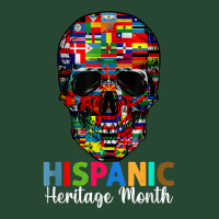 Hispanic Heritage Month Skull Latino Latin Countries Flags T Shirt Retro Trucker Cap | Artistshot