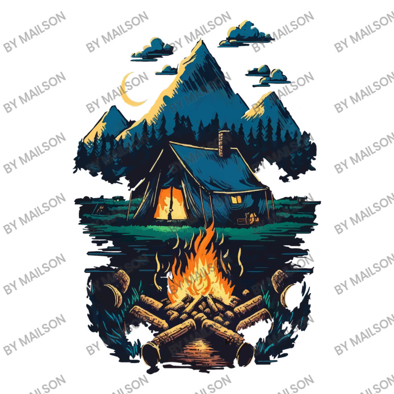 Mountains Campfire Cub Paper Bag - 8 X 4 1/2 X 10 1/4 | Artistshot