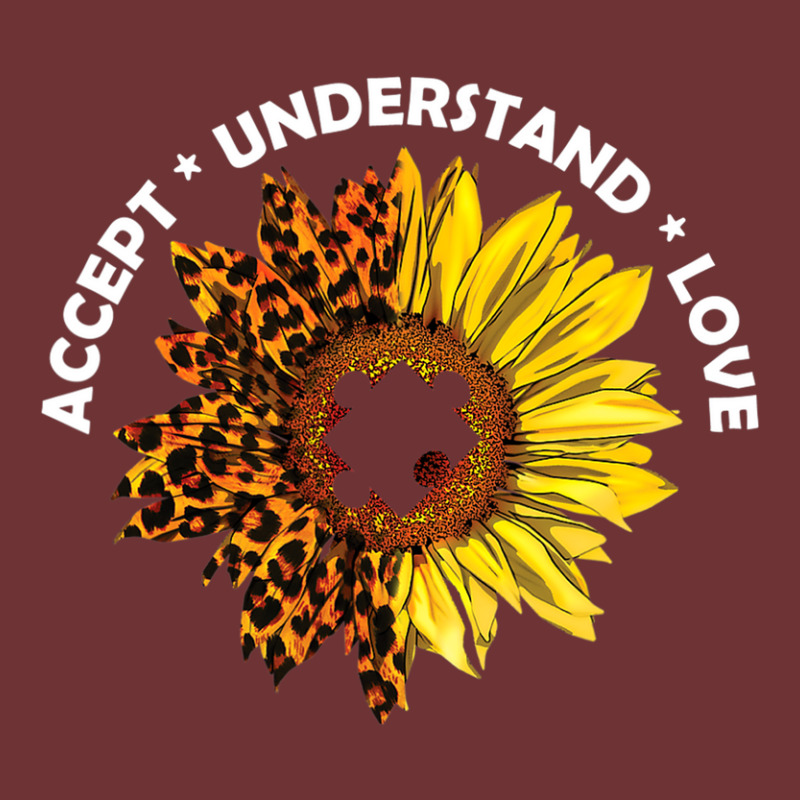 Accept Understand Love Sunflower Leopard Autism Teacher Seamless Cap by LindsayYuh | Artistshot