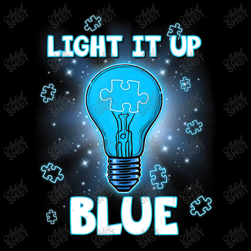 Light It Up Blue Autism I Wear Blue For Awareness Seamless Cap by LeiThompson | Artistshot