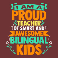 Proud School Teacher Bilingual Kids T Shirt Seamless Cap | Artistshot