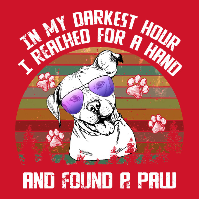 Pitbull Lover Dog I Reach For A Hand And Found A Paw Pitbull Paw Pitbu Yupoong Trucker Cap | Artistshot