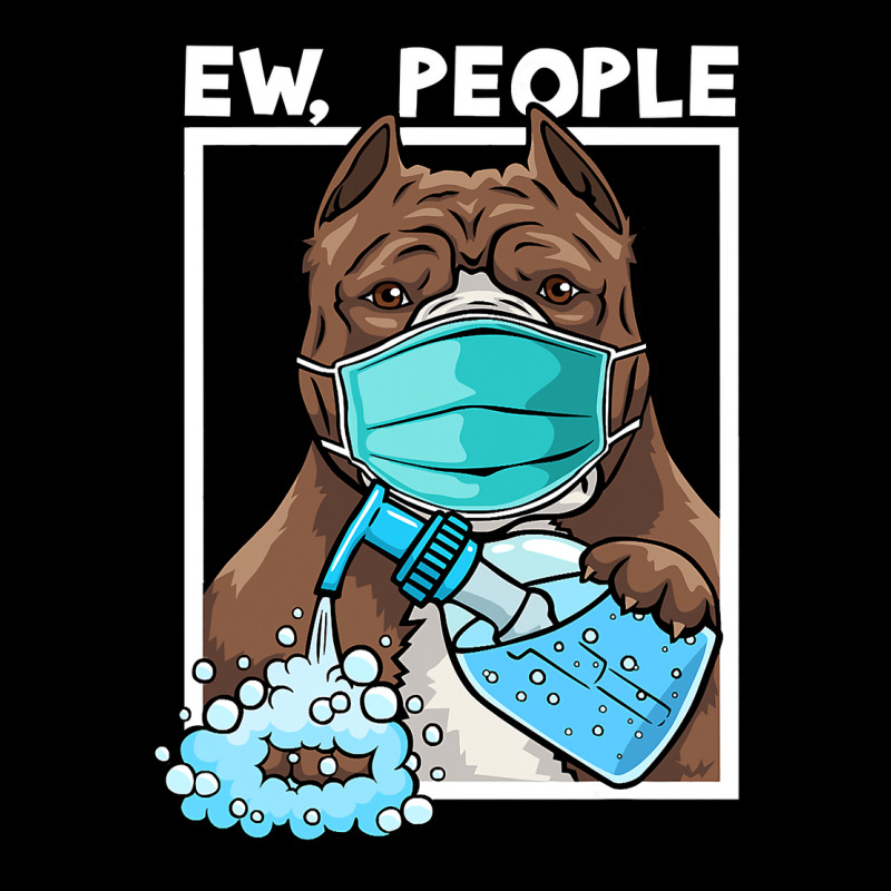 Pitbull Lover Dog Wearing Facemask And Hand Sanitizer Ew People 444 Pi Yupoong Trucker Cap by pester | Artistshot