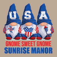 Sunrise Manor Nevada Gnome Sweet Gnome American Flag Gnomes T Shirt Yupoong Trucker Cap | Artistshot