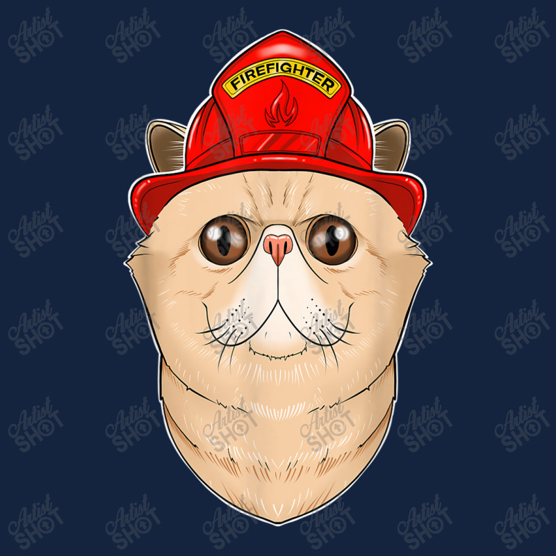 Cat Lover I Fireman Cat I Firefighter Exotic Shorthair Cat Foam Snapback hat by Yuh2105 | Artistshot