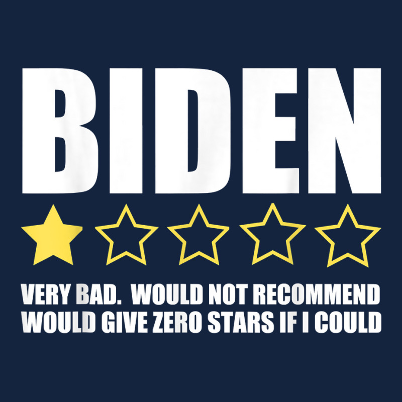 Funny Anti Joe Biden One Star Review Republican Political T Shirt Foam Snapback Hat | Artistshot