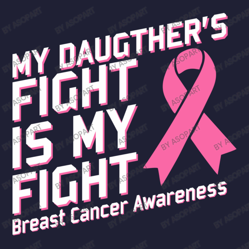 My Daughter's Fight Is My Fight Breast Cancer Awareness Pink Ribbon 5 panel snapback cap by AsopArt | Artistshot