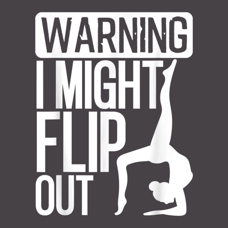 Funny Warning I Might Flip Out Gymnastics Art For Girls Boys 5 Panel Snapback Cap | Artistshot