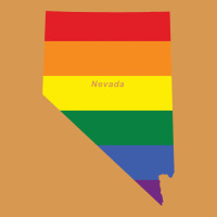 Nevada Rainbow Flag Vintage T-shirt | Artistshot