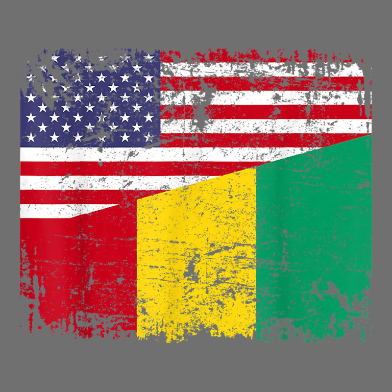 Guinean Roots  Half American Flag  Usa Guinea Flag T Shirt Pa Trucker Cap | Artistshot