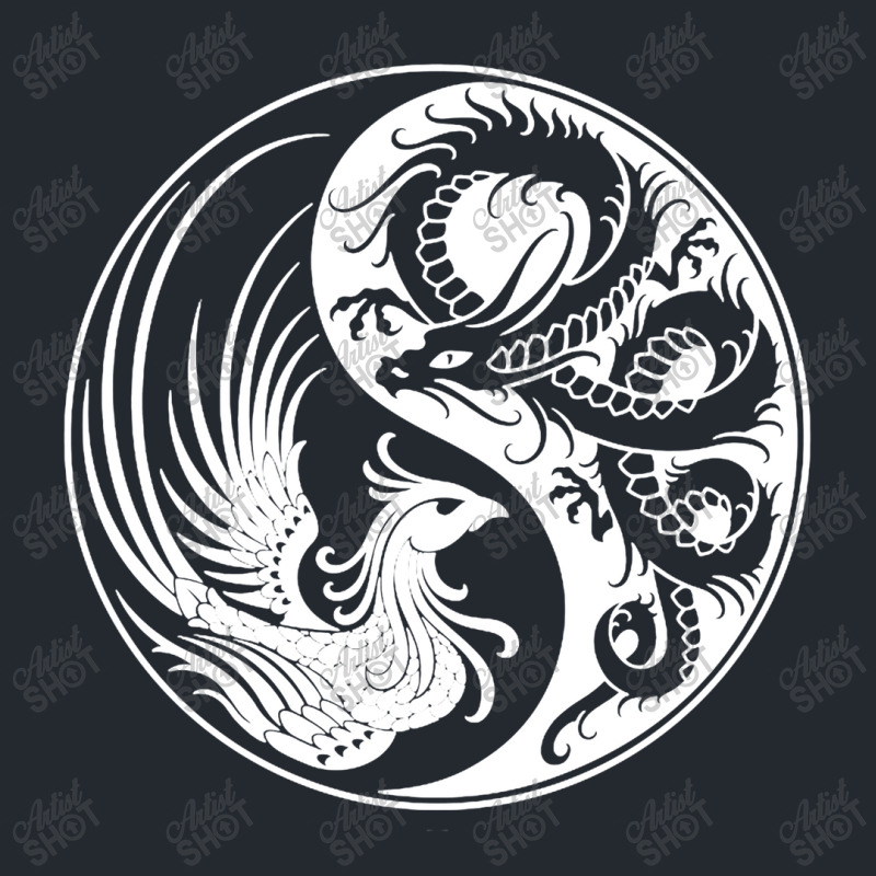 White And Black Dragon Phoenix Yin Yang Pa Trucker Cap by putrimeheng | Artistshot