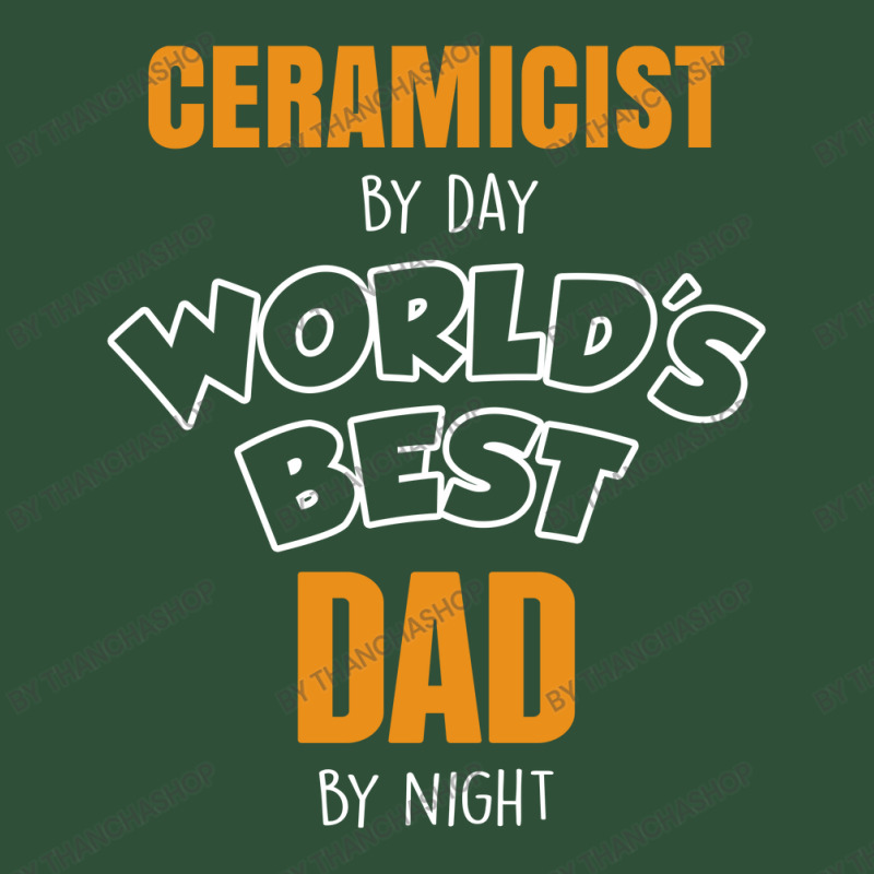 Ceramicist By Day Worlds Best Dad By Night Fathers Day Gift Basic Backpack | Artistshot