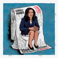 Kamala Harris On Toilet Paper Champion Hoodie | Artistshot