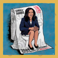 Kamala Harris On Toilet Paper Vintage Hoodie And Short Set | Artistshot