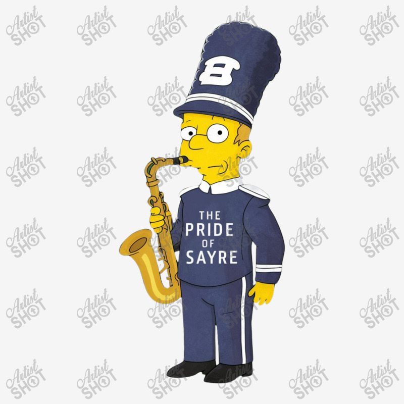 Simpson Holding The Saxophone Classic T-shirt by Donna Schennum | Artistshot