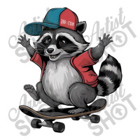 Skateboarding  Raccoon Crewneck Sweatshirt | Artistshot