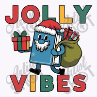 A Blue Folder Dressed In A Santa And Beard Tank Top | Artistshot