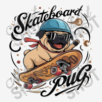 Skateboard Pug Graphic Youth T-shirt | Artistshot