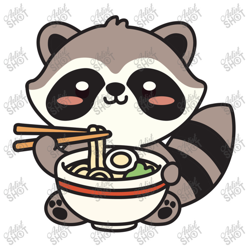 Raccoon Eating Ramen Noodle Long Sleeve Shirts by NQArtist | Artistshot