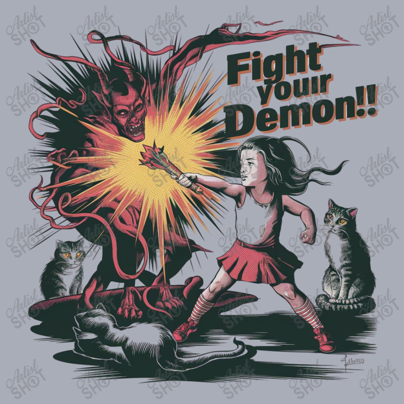 Fight Your Demon Tank Dress by John Nichols | Artistshot