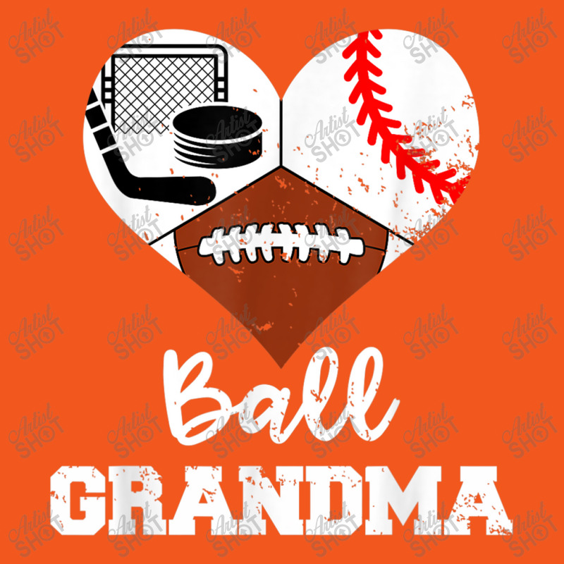 Ball Grandma Heart Funny Football Baseball Hockey Grandma T Shirt Retro Trucker Cap by Great Tshirt | Artistshot