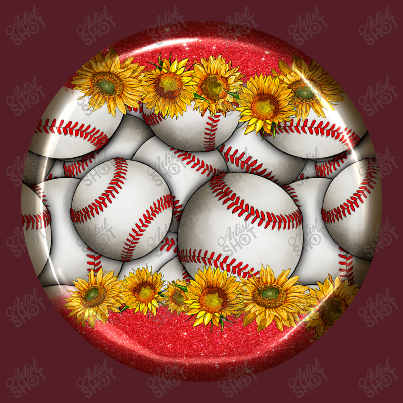 Baseball With Sunflower Round Earrings Retro Trucker Cap by BundleAndBundleShop | Artistshot