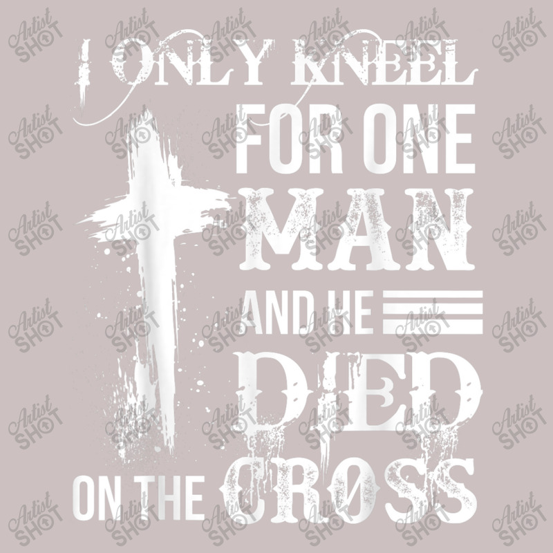 I Only Kneel For One Man And He Died On The Cross Jesus Retro Trucker Cap by TyDesign | Artistshot