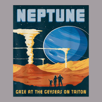 Retro Neptune Gaze At The Geysers On Triton Space Tourism T Shirt Seamless Cap | Artistshot