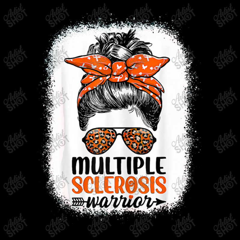 Womens Ms Warrior Messy Bun Leopard Multiple Sclerosis Awareness T S Seamless Cap | Artistshot