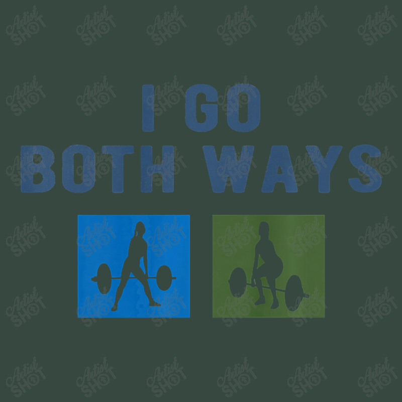 I Go Both Ways Weight Lifting Woman Funny Premium T Shirt Seamless Cap | Artistshot