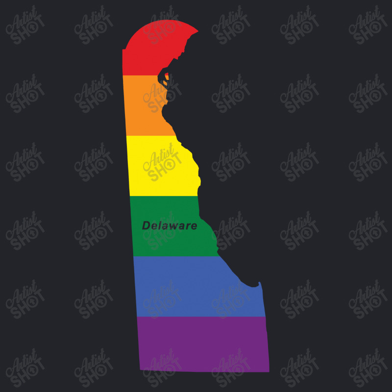 Delaware Rainbow Flag Lightweight Hoodie | Artistshot