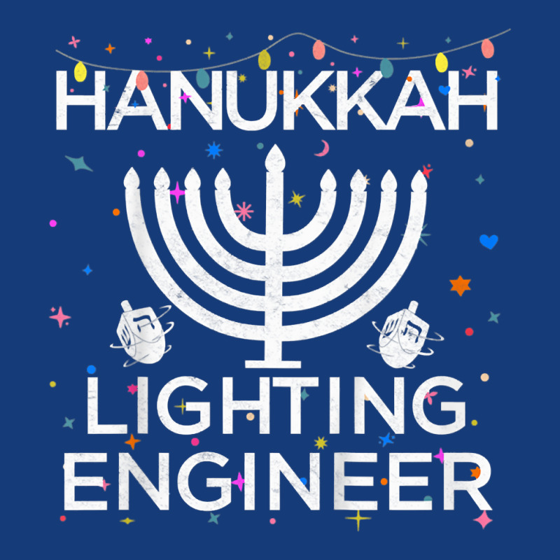 Kids Hanukkah Lighting Engineer Jewish Menorah Lights Dreidels T Shirt Foam Snapback Hat | Artistshot