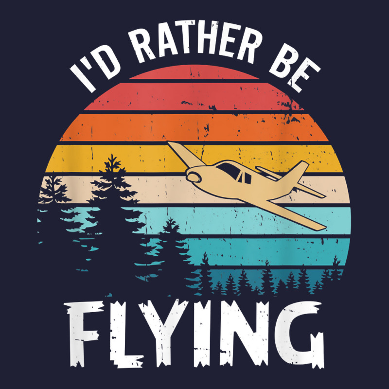 I'd Rather Be Flying Tshirt Aviation Shirt Airplane Pilot T Shirt 5 Panel Snapback Cap | Artistshot