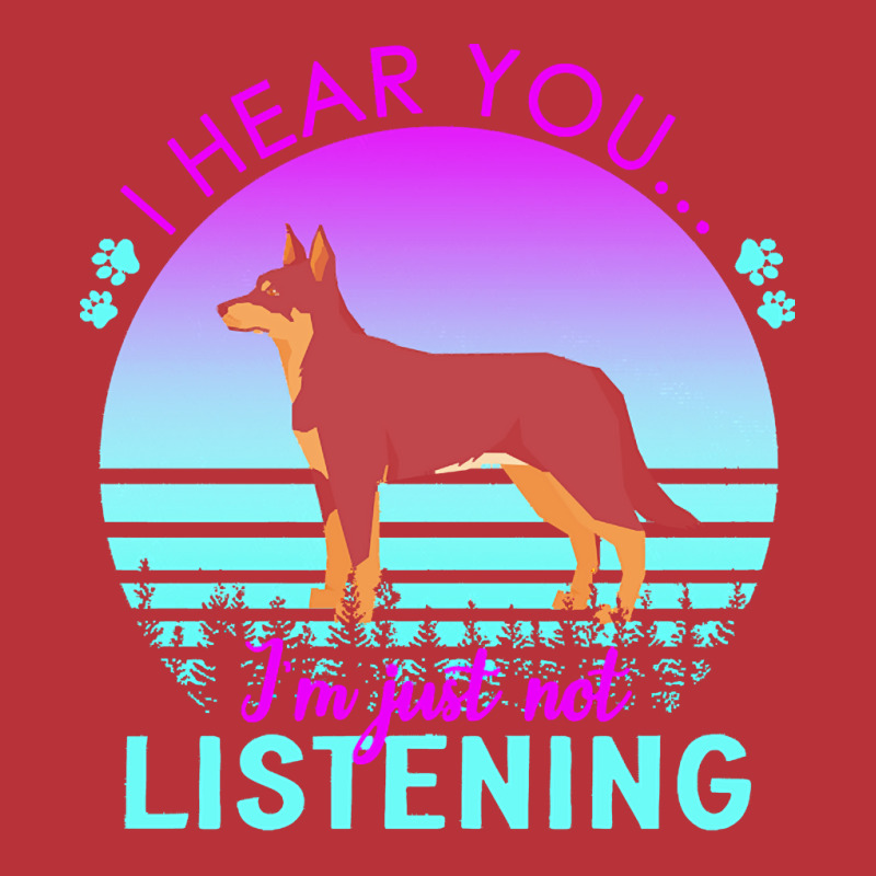 Australian Kelpie T  Shirt I Hear You I'm Just Not Listening Australia Pa Trucker Cap by xbarrows322 | Artistshot