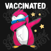 Vaccinated Dabbing Pink Penguin Immunization Vaccination Pa Trucker Cap | Artistshot