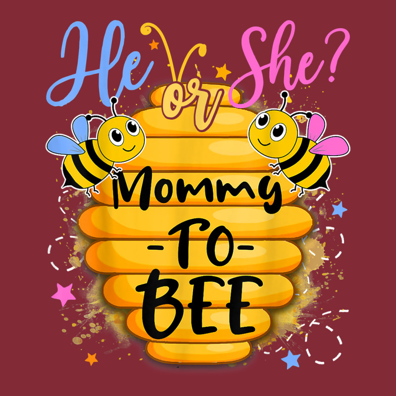 He Or She Mommy To Bee Gender Reveal Bee Lovers T Shirt Basic Backpack | Artistshot