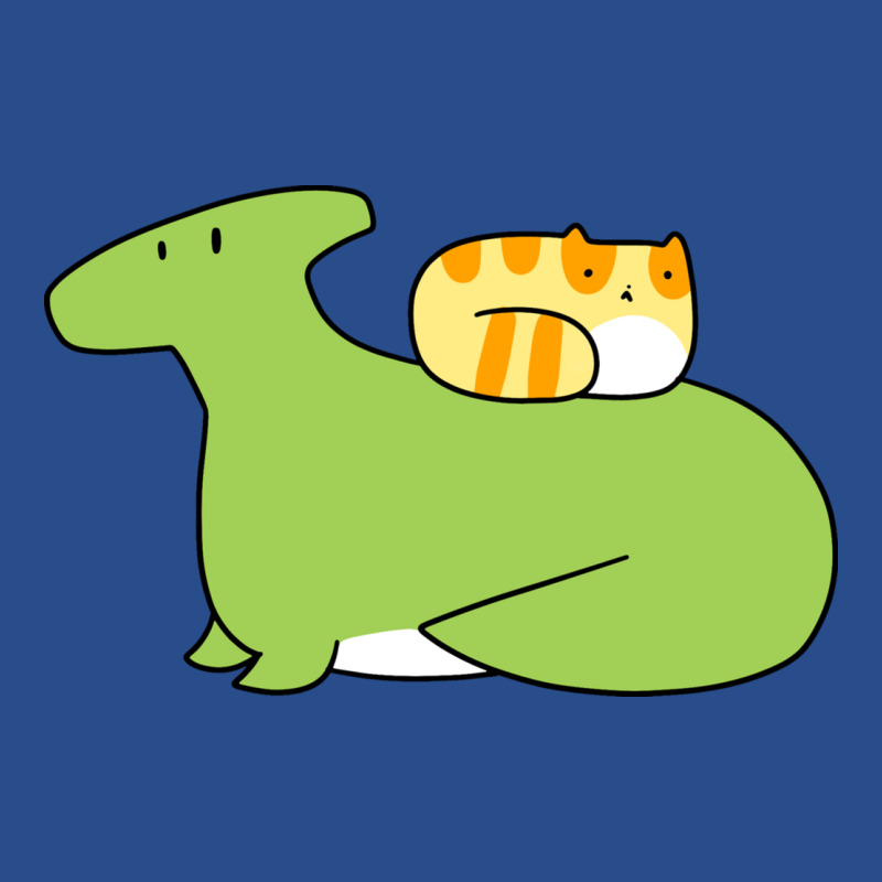 Hadrosaurid And Orange Tabby Cat Basic Backpack | Artistshot