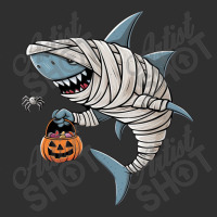 A Mummy Shark Halloween Adjustable Cap - Leatherette Patch | Artistshot