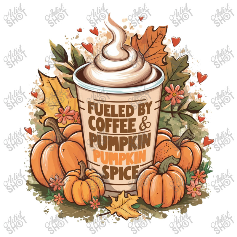 Fueled By Coffee & Pumpkin Spice Double Wine Paper Bag - 6 1/2 X 3 1/2 X 12 3/8 | Artistshot