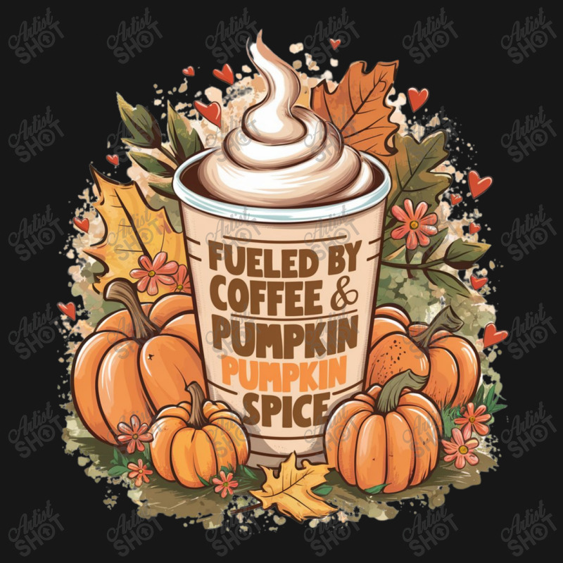 Fueled By Coffee & Pumpkin Spice Medium-length Apron | Artistshot